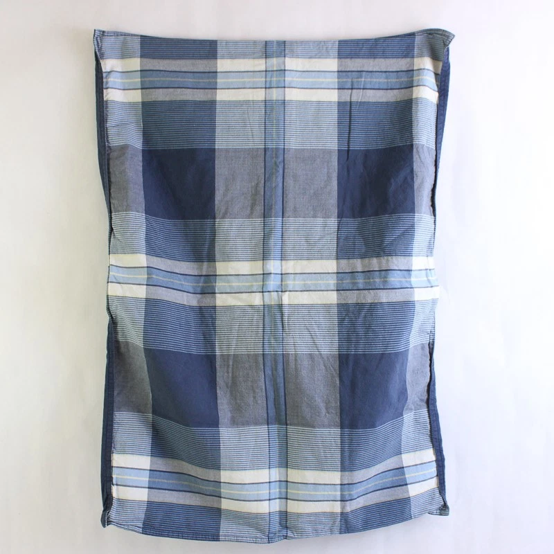 Set of 2 Nautica Cotton Pillow Shams for 26" x 20" Standard Pillow Blue Plaid - Image 3 of 4