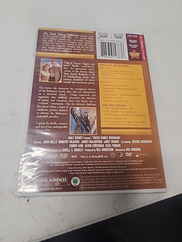 Swiss Family Robinson (DVD, 1960) - Imagen 2 de 3