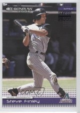 2004 Donruss Press Proof Black /10 Steve Finley #224