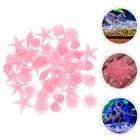  100 Stück leuchtende Steine ​​für Aquarien, Kunstharz, Kieselsteine, Ornamente,