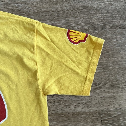 Vintage Shell Gas T Shirt Gelb Herren Small - Bild 6 von 19