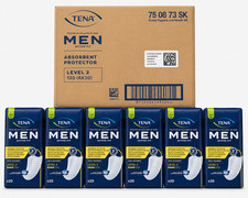 120 x (6x20) Case of TENA Men Level 2, Active Fit Protectors, Discreet & Secure