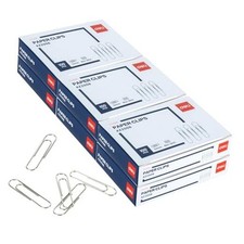 1 Nonskid Paper Clips, 600 Medium Paper No.1 Paper Clips 6 Pack Non-Skid
