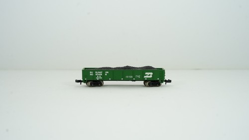 Bachmann Trix Spur N Güterwagen Burlington Northern Gondola mit Kohle ohne Koffer B60 - Bild 3 von 9