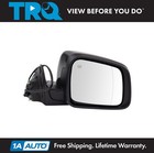 TRQ Exterior Power Heated Folding Mirror Black Smooth RH Passenger Side for Jeep