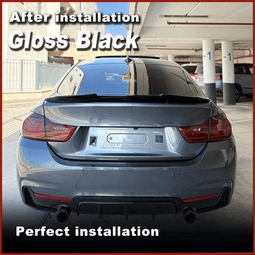 Alerón trasero negro brillante labio trasero alerón labio para BMW F32 Coupe 420i 430i 440i - Imagen 2 de 10