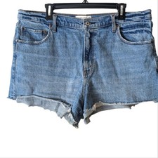 Abercrombie Fitch The 90s Relaxed Cutoff Short High Rise 34/18