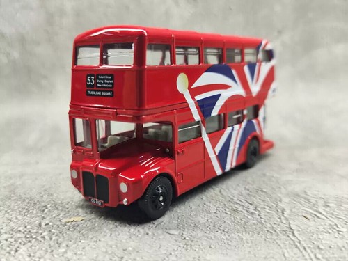 1/76 London Bus Double Decker Bus Green Simulation Alloy Model/Britbus - Picture 48 of 50