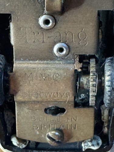 Vintage Minic Motorways Slot Car By Tri-any, Rolls Royce Silver Cloud In Black - Picture 12 of 13