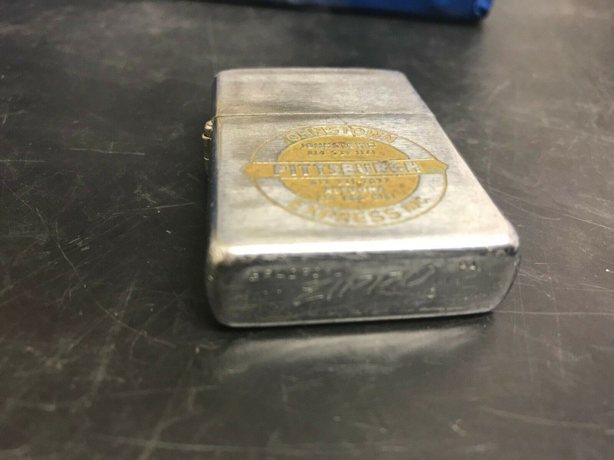 VINTAGE ZIPPO 1968 III III PITTSBURGH EXPRESS INC LOGO 5