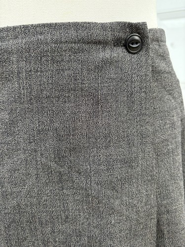 Y2K French Connection grau Wolle Plissee Academia Goth Minirock Taille 29 - Bild 3 von 10