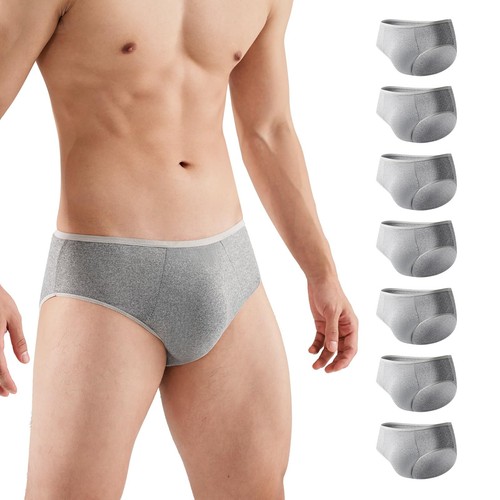 7 Pack Mens Disposable Underwear, Breathable Briefs Portable for Travel-Ready... - Picture 6 of 6