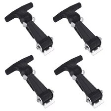 4 Packs Rubber Flexible Hasp Thandle Draw Latches style 1..
