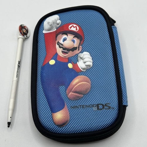 Nintendo DS Merkury Innovation M-NDDP10 nero rigido/Mario con custodia blu morbida stilo - Foto 8 di 12