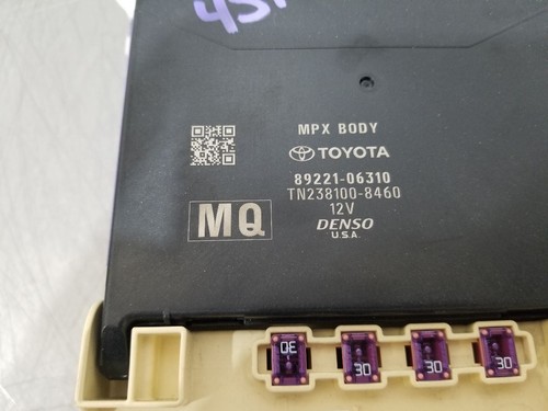 20 2020 TOYOTA CAMRY OEM MULTIPLEX NETWORK CONTROL MODULE 8922106310 - Picture 6 of 12