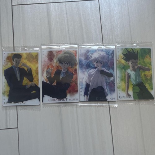 Hunter x Hunter Leorio Kurapika Killua Gon Character Card Set 4 Types