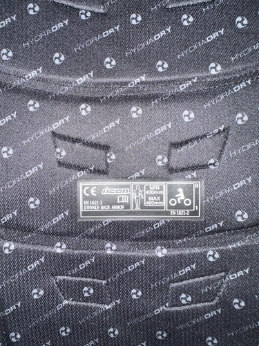 Icon Field Armor Stryker Series Women’s CE Approved Back Armor L-XL - Picture 4 of 5