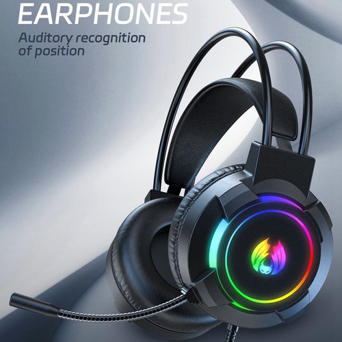 Gaming Headset 7.1 Stereo Surround Bass Headset Computer Gaming Console5144 - Photo 6/8