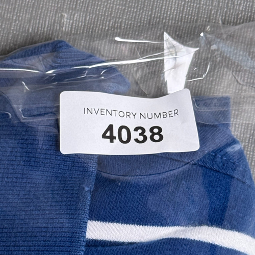 Aeropostale VTG Y2K Wide Striped Polo Shirt XXL Vertical Felt Stitched Logo Prep - Picture 11 of 11