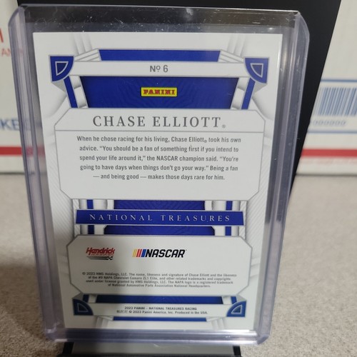 2023 National Treasures #6 Chase Elliott #01/10 First One Made SSP 🔥 🔥 🔥 🔥 - Picture 2 of 2