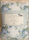 Laura Ashley Comforter Set Full/Queen Blue Floral Joyce NWT Shams 3 Piece Roses