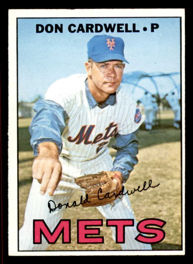 1967 TOPPS #555 DON CARDWELL METS EX-MT 543020 (KYCARDS)