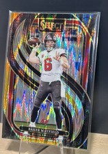 2024 Panini Select - Premier Level Baker Mayfield #108 Green & Yellow Shock...