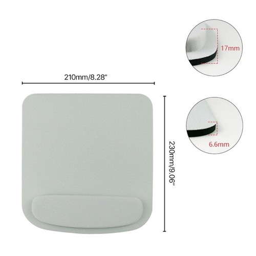 Ergonomic Mouse Pad with Comfortable Wrist Rest Support for Office Home - Afbeelding 8 van 14