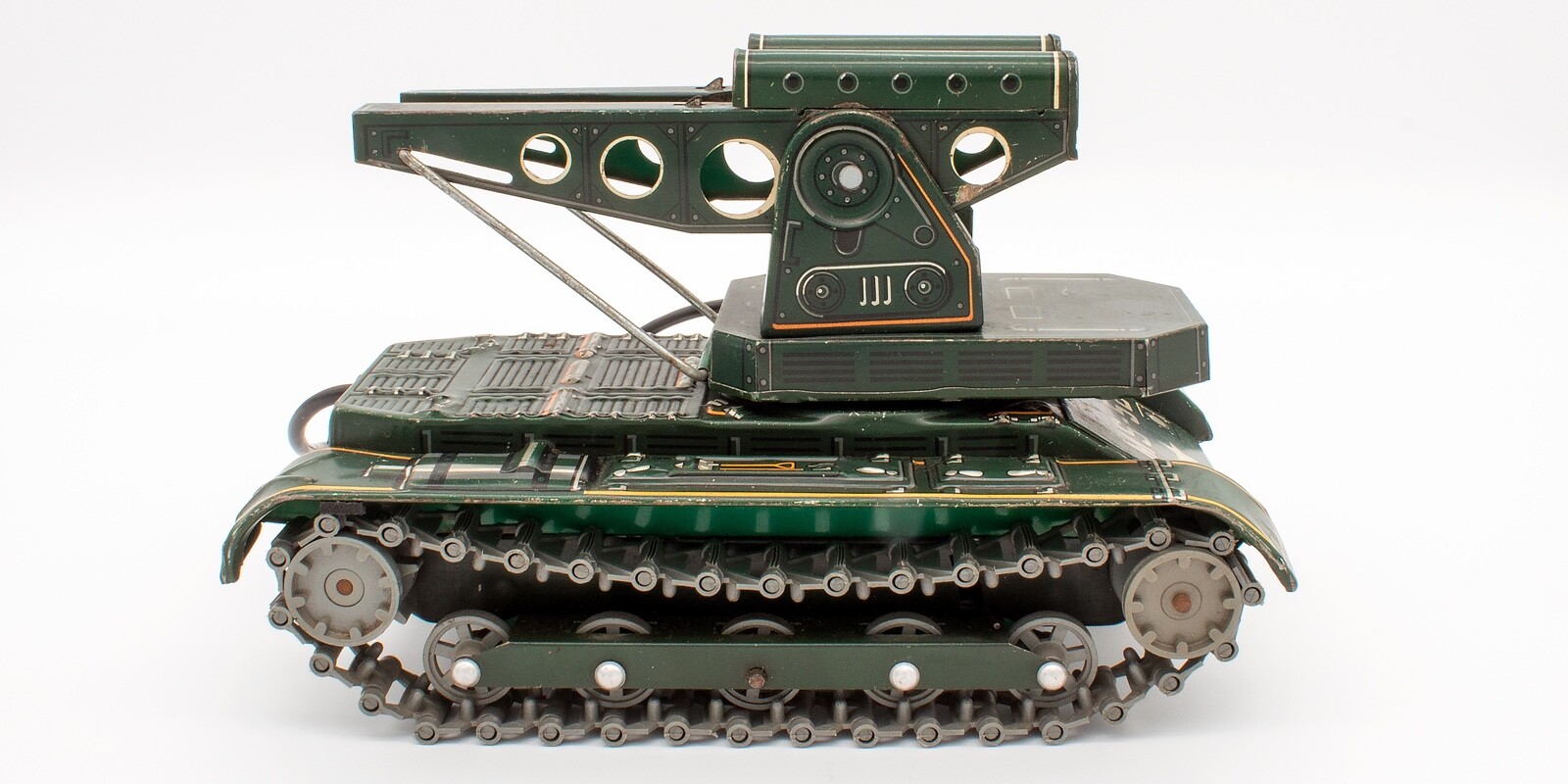 Details zu Modern Toys Japan MASUDAYA MS-58 PANZER (1960-1969) seltenes Antikspielzeug Limitierte Auflage Inland