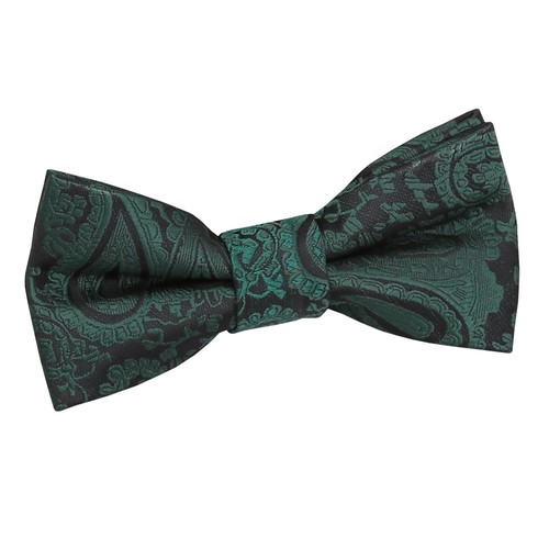 Mens Boys Pre-Tied Bow Tie Woven Floral Paisley Adjustable Wedding Bowtie by DQT - Picture 32 of 85