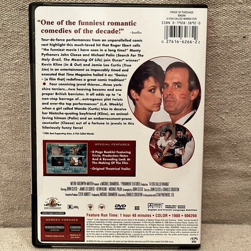 A Fish Called Wanda (DVD, 1988) NEW - Picture 2 of 8