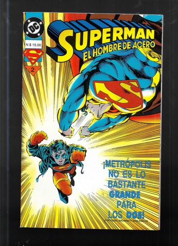 Superman El Hombre De Acero 2 TPB Trade 1993 Spanish, Mexico - Picture 1 of 5