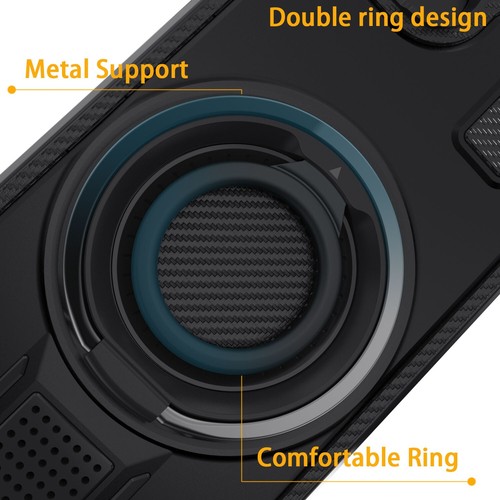 Funda protectora resistente para teléfono iPhone 6/6s con soporte/vidrio templado - Imagen 18 de 31