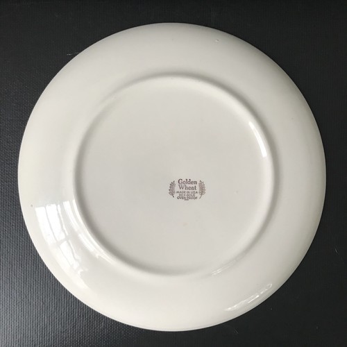 Homer Laughlin Golden Wheat 9 1/4" Dinner Plate - Picture 2 of 4
