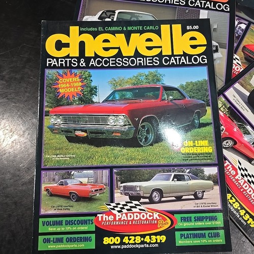 (7) Paddock Auto Parts Catalogs Lot VTG Chevelle Nova Firebird GTO Mustang Dodge - Picture 6 of 23
