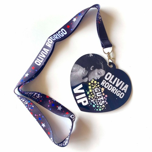 OLIVIA RODRIGO 'GUTS' TOUR VIP LANYARD & LAMINATE MERCH! FREE SHIPPING! - Picture 2 of 2
