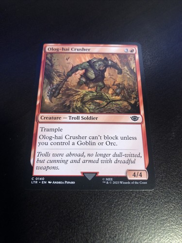 Olog-hai Crusher [The Lord of the Rings: Tales of Middle-Earth] Magic MTG - Picture 1 of 1