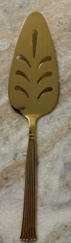 39pc Tosca Gold Electroplate by Cosmos 18/10 Japan Ribbed silverware - Picture 3 of 19