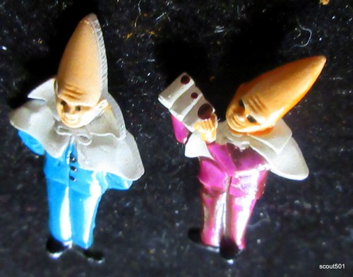 Broches vintage SNL Jane Cortina Dan Ackroyd Prymaat Beldar Coneheads COMO NUEVOS - Imagen 3 de 6