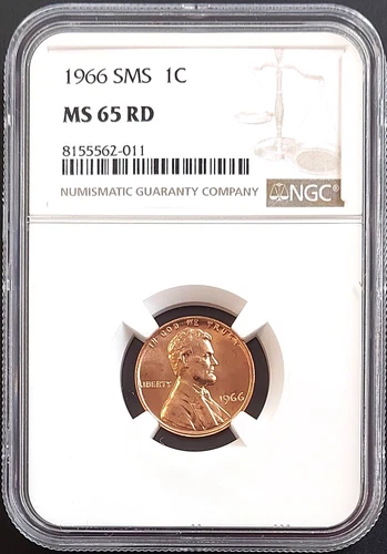 1966-P Lincoln Memorial Cent — photo from another recent sale