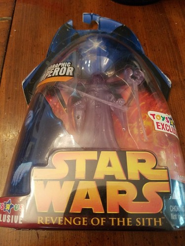 TOYSRUS EXCLUSIVE 2005 STAR WARS REVENGE OF THE SITH HOLOGRAPHIC EMPEROR FIGURE - Picture 1 of 6