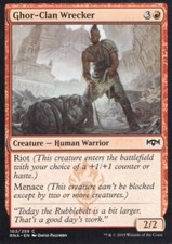 2X GHOR-CLAN WRECKER 103/259 RAVNICA ALLEGIANCE MTG MAGIC LP X2