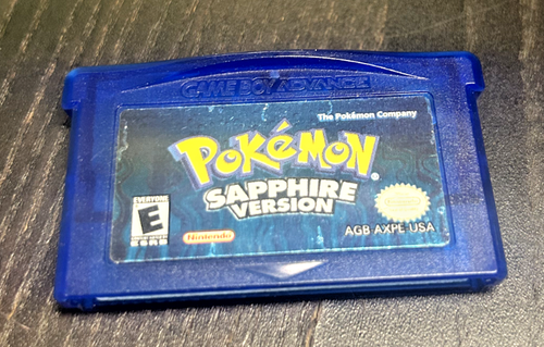 Pokemon: Sapphire Version (Nintendo Game Boy Advance, GBA) USA/CAN version.