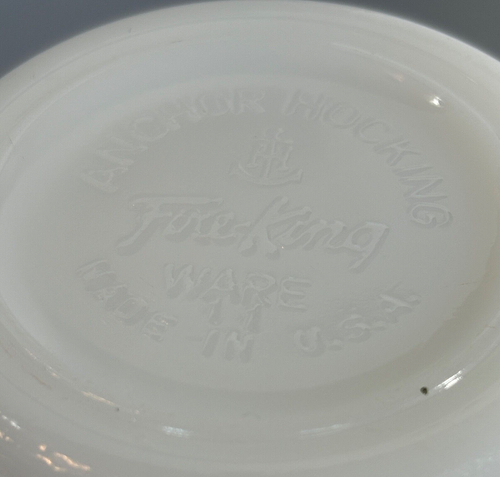 Tazza vintage Fire King Arancione TULIP vetro latte ancoraggio mod fiore 1960-79 - Foto 9 di 9