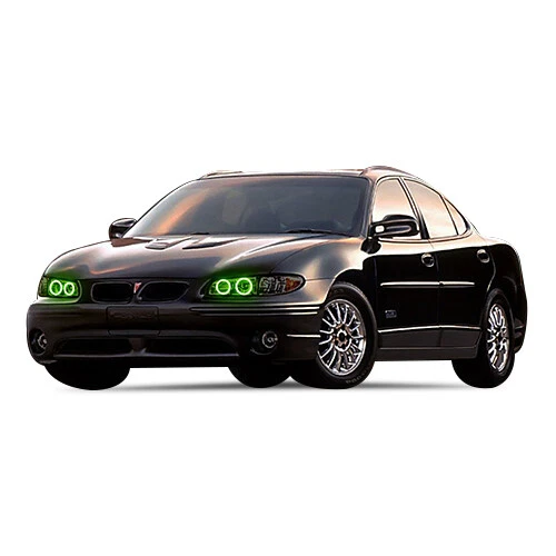 Kit de halo LED ojo de ángel RGB y control remoto IR para faros Pontiac Grand Prix 97-03 Foto 3 de 4