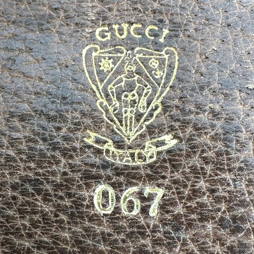 Vintage Gucci Crossbody GG Interlocking Shoulder Bag PVC Leather Pouch Authentic - Picture 16 of 24