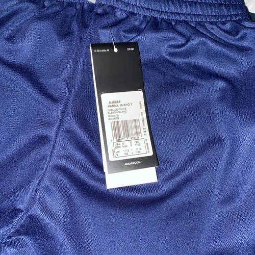 Pantalones Cortos Adidas Niños Parma 16 Azul Edad 11-12 TOTALMENTE NUEVOS - Imagen 6 de 6