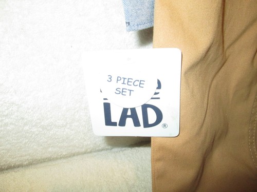 Little Lads Kleinkind Jungen Set 3-teilig Hemd & Krawatte, Hose, Weste Größe 3T mit Etikett Neu aus altem Lagerbestand - Bild 4 von 17