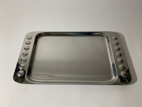 Zepter International Edelstahl 18/10 - Art Deco großes Serviertablett - Bild 2 von 9