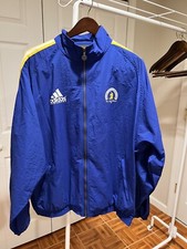 Adidas 1996 100th Boston Marathon Windbreaker Jacket Vintage Size XL